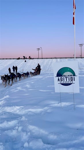 Abitibi Sled Dogs came to North Bay today (from Timmins) to treat Le Carnaval @les_cdfl participants to some dogsled rides and naturally we just had to be part of it and lend a hand. 😊 These dogs are such pros and so so sweet, we always enjoy being around them! Check out Abitibi Sled Dogs page, learn more about mushing and book your adventure with them! They’ll also be in Kearney next weekend for the @kearneydogsledraces 🥳 . . . #dogsledding #mushing @tourismnorthbay | Northbound Huskies