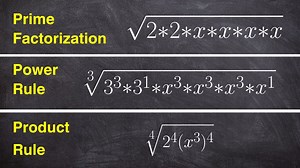 Simplify radical expressions three different ways