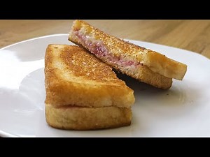 toast with cheese and jam. The easiest and fastest toast recipe in the world! Very tasty recipe #28