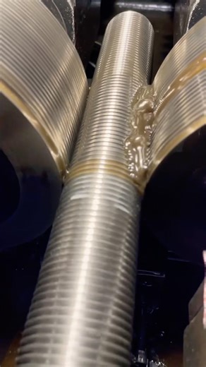 Huge Stud Threading 🫨🫨 #shorts #fasteners #threading