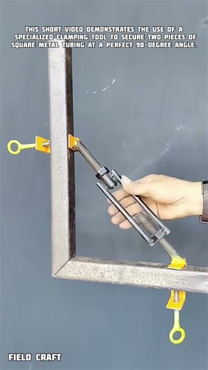 Quick and Easy Right Angle Metal Clamping