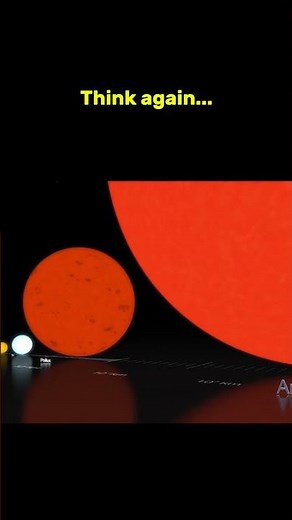 The Sun vs. the Milky Way's biggest stars. 🤯 #space