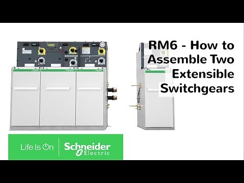 RM6 - How to Assemble Two Extensible Switchgear | Schneider Electric