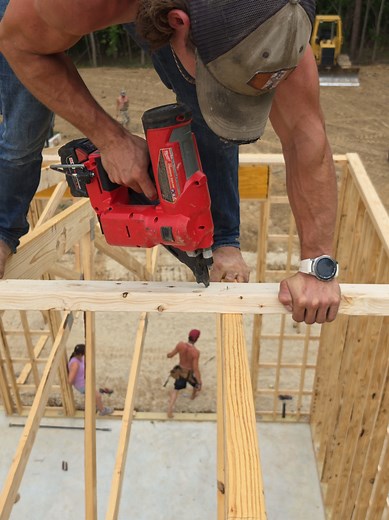 how to get it perfect in place with your toe | Building A House