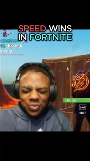 Speed Got His FIRST Fortnite Win… and Lost It 😂