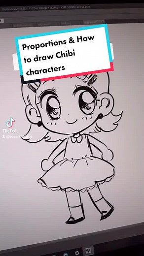 How to draw Chibi characters & use proportions :)#howtodrawanime #howtodraw #chibi #chibiart #animeart