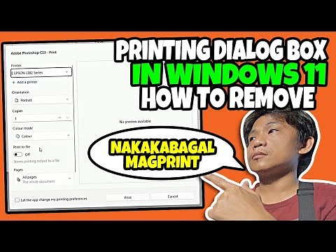 How to switch back to the old print dialog in Windows 11