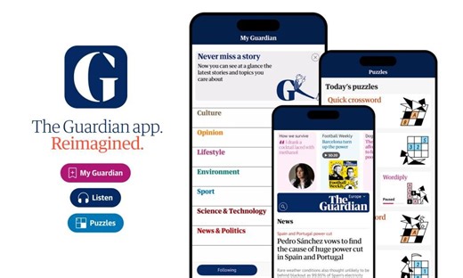 The Guardian unveils new mobile app and major homepage redesign