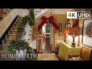 A Classic Southern Christmas Home Brimming with Holiday Magic | CHRISTMAS HOUSE TOUR | 4K