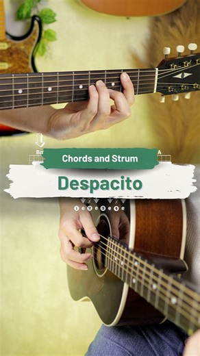 Despacito - Luis Fonsi | Chords and Strum #guitar #guitarra #violao | Leve Violão