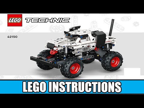 LEGO Instructions | Technic | 42150 | Monster Jam - Monster Mutt Dalmatian
