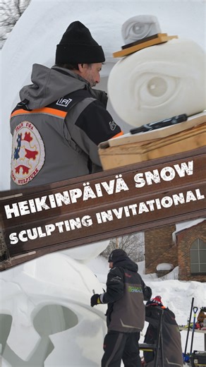 In the Keweenaw, winter is something we lean into. During the Heikinpäivä Snow Sculpting Invitational, artists travel from near and far to the City of Hancock's Quincy Green to work with one thing we have plenty of - natural Keweenaw snow. It’s a family-friendly celebration of creativity, community, and midwinter fun, and the perfect lead-in to Michigan Tech Winter Carnival! | Visit Keweenaw