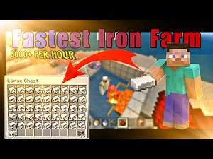 How To Make Unlimited Iron Farm With Command Block In Minecraft Bedrock Edition |