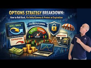 Options Strategy Breakdown; How to Roll Back, Fix Delta / Gamma & Protect at Expiration