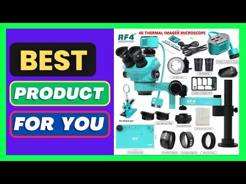 RF4 Stereo Trinocular Microscope 360 ° Rotation Articulating