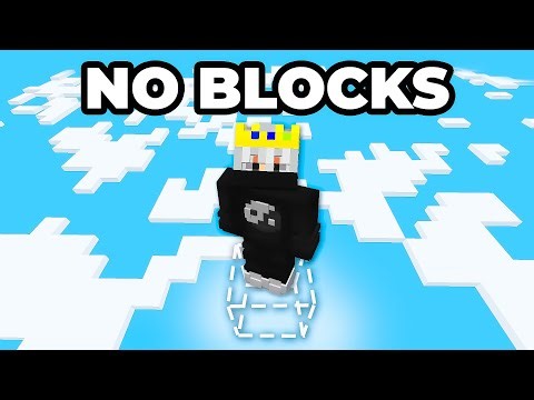 Can i Beat Minecraft with NO BLOCKS?