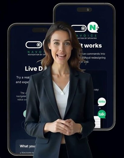 Navoice - Navigate Any App, InstantlyJust by Speaking