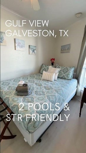 Galveston Seawall STR Condo | Top Floor Gulf Views | Fully Furnished