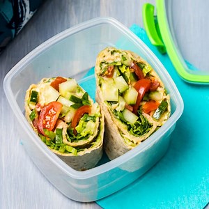 10-Minute Kids Lunch: Hummus-Cucumber Lavash Roll-Up | America's Test Kitchen