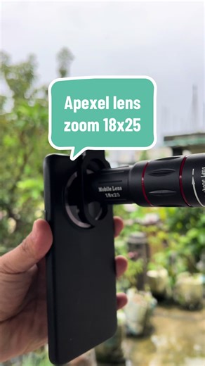 Capture Clarity with APEXEL 18–25X Zoom Lens