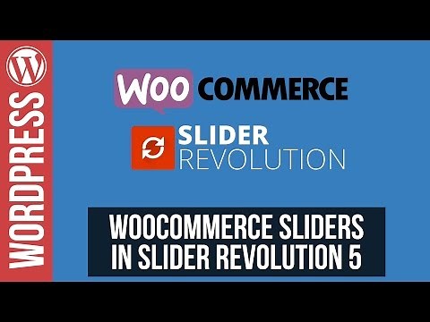 Woocommerce Sliders in Slider Revolution 5 for Wordpress