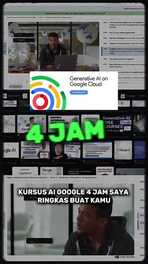 Kursus AI Google: Belajar Pemrograman AI dalam 1 Menit