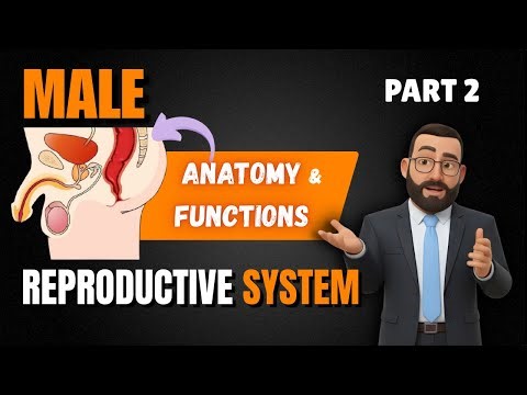 MALE REPRODUCTIVE SYSTEM part 2 | Anatomy & Functions | Reproductive system physiology