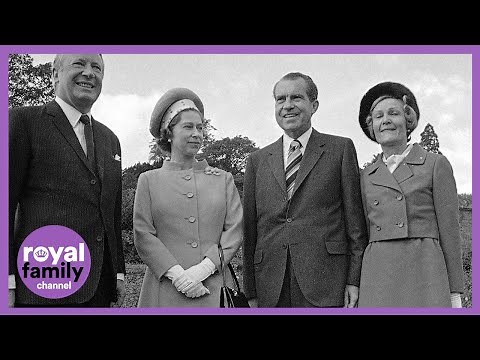 On This Day: 3 October 1970 – President Nixon and his Wife Pat Meet The Queen