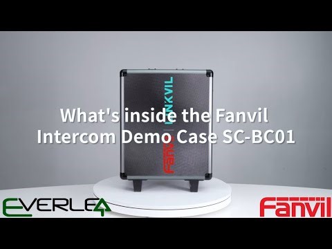What's inside the Fanvil Intercom Demo Case SC-BC01