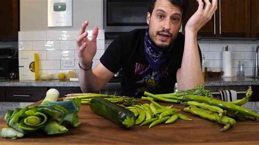 Creamy pasta primavera with lemon ricotta