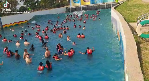 Exciting Waves at Happy Island Waterworld!