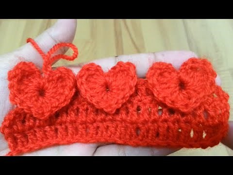 How to crochet heart stitch? | !Crochet!