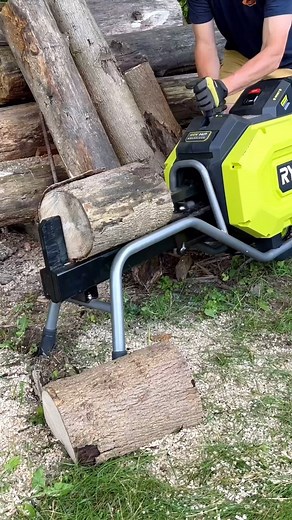 RYOBI Tools USA on Instagram: "Let the firewood pile up, not your workload. With 12 tons of splitting force and a quick, 2 second cycle time, work smarter not harder at just the push of a button. #AToolForEveryYard Take advantage of limited time deals and 𝗦𝗔𝗩𝗘 $𝟯𝟬𝟬 on the 40V HP Brushless Kinetic Log Splitter. Head to the link in bio to shop & save today. ⤴️"