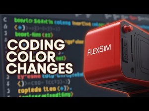 Learn How To Code In Flexsim | Flexsim Tutorial | How To Do Flexsim Coding | Color Coding | Part 2