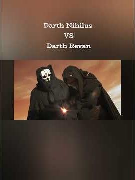 Darth Nihilus VS Darth Revan #starwars #darthnihilus #darthrevan #jedi #lightsaber