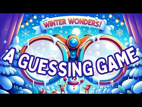 ❄️Winter Guessing Game | Interactive Winter Vocabulary Guessing Game for Kids⛄