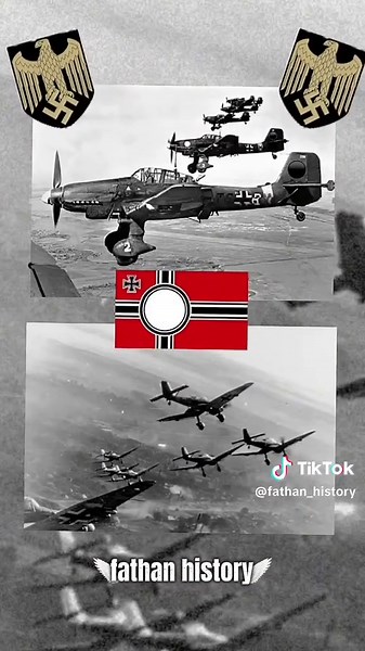 tentara Sekutu yg mendengar nya:☠️ Junkers Ju 87 atau Stuka (kependekan dari Sturzkampfflugzeug) adalah pembom tukik legendaris Jerman pada Perang Dunia II, yang terkenal dengan sayap camar terbalik, sirene teror