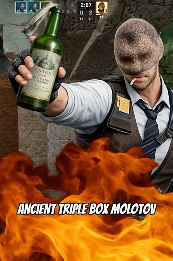 CS2 BEST Ancient molotov to triple box