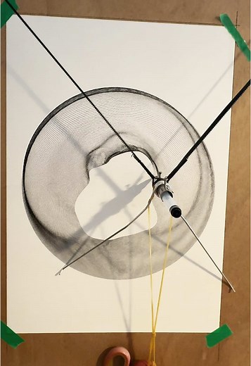 Who need to add music over this mesmerising sound! :D #scribi #plotter #python #arduino #fyp