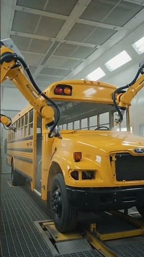 Inside America's School Bus Factory | How the Famous Yellow Buses Are Built