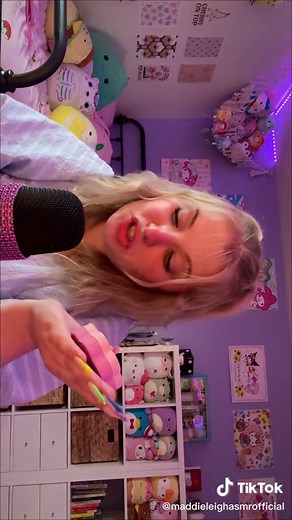 ASMR Wooden Makeup Tutorial with Tingly Toys | Maddie Leigh ASMR