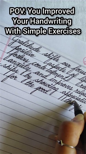 How to Improve Cursive Handwriting | Simple Exercise #handwriting #writing #tutorial #cursivewriting