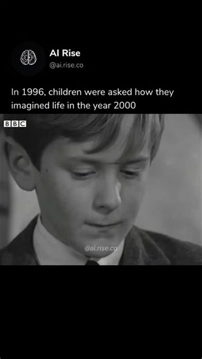 AI Rise on Instagram: "Back in 1966, BBC asked schoolchildren to imagine life in the year 2000. Some answers sounded eerily prophetic: “all machines everywhere, everyone doing everything for you … you’ll get all bored,” one child said. Another warned that “people will be regarded more as statistics than as actual people.” They foresaw automation swallowing jobs, human connection getting replaced by data, and life’s meaning eroding under waves of convenience. Their fears weren’t framed in tech ja