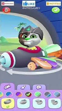 My Talking Tom 2 Sky Race Gameplay Android ios