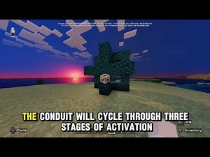 how to build a conduit (easy) in minecraft 1.21