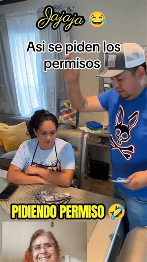 ASKING HIS WIFE FOR PERMISSION 🤣 LOL 🤣 #humor