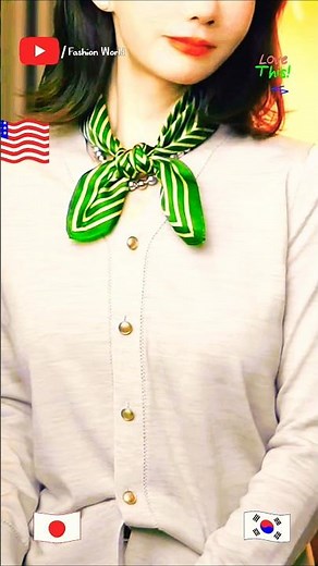Get Stylish with Green-Beige Scarf Wraps