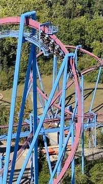 Banshee from the Eiffel Tower #kingsisland #rollercoaster #amusementpark #themepark