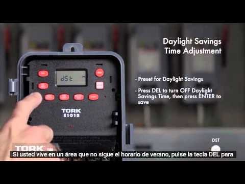 tork E101B Time switch (subtitulada español)