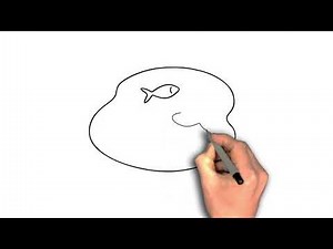 How to Draw a Fishes Pond — Simple Line Art Guide